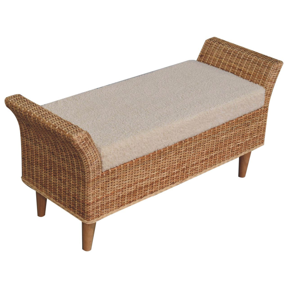 Riviera - Woven Bench - Oak