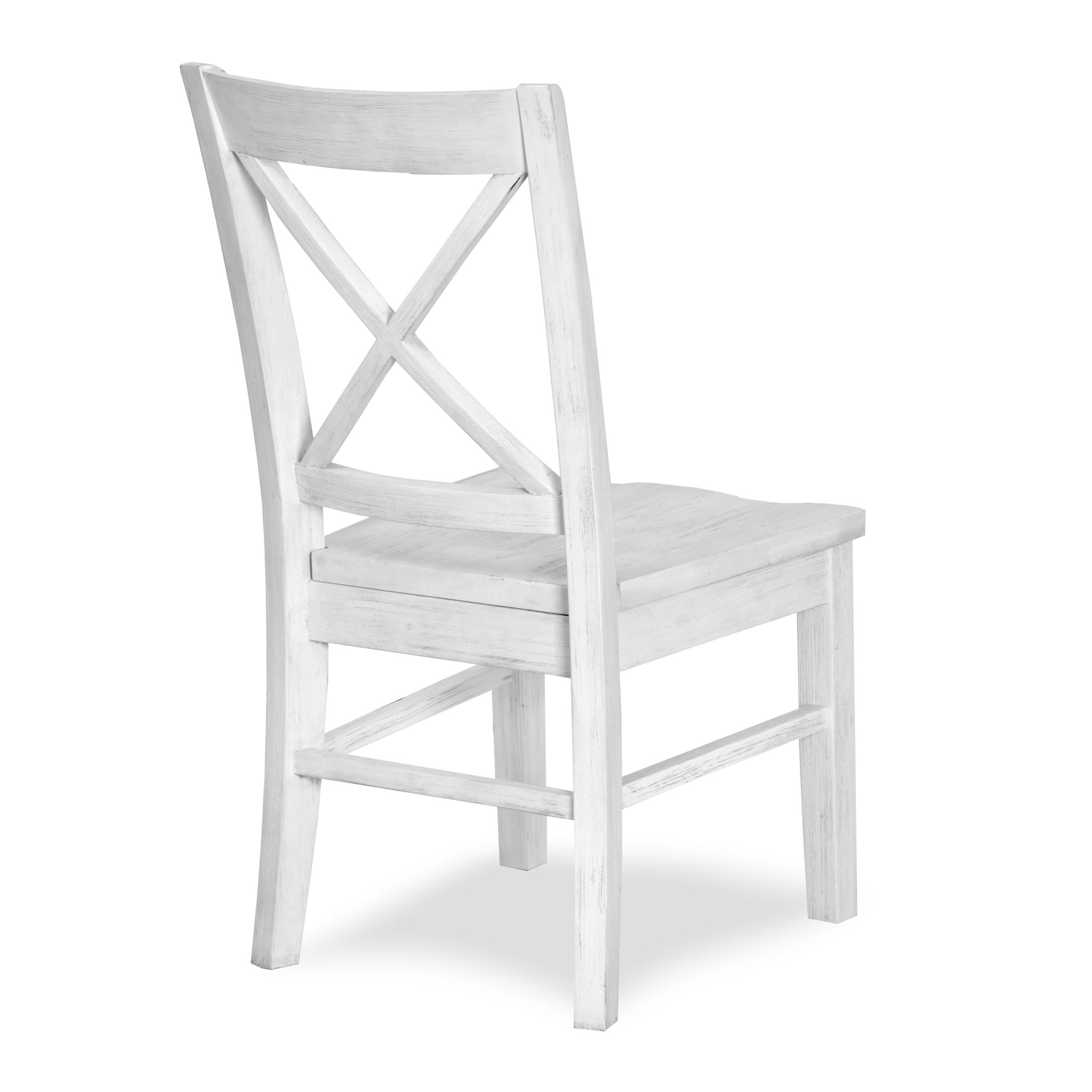 Surfside - X-Back Dining Chair (Set of 2) - Weathered White