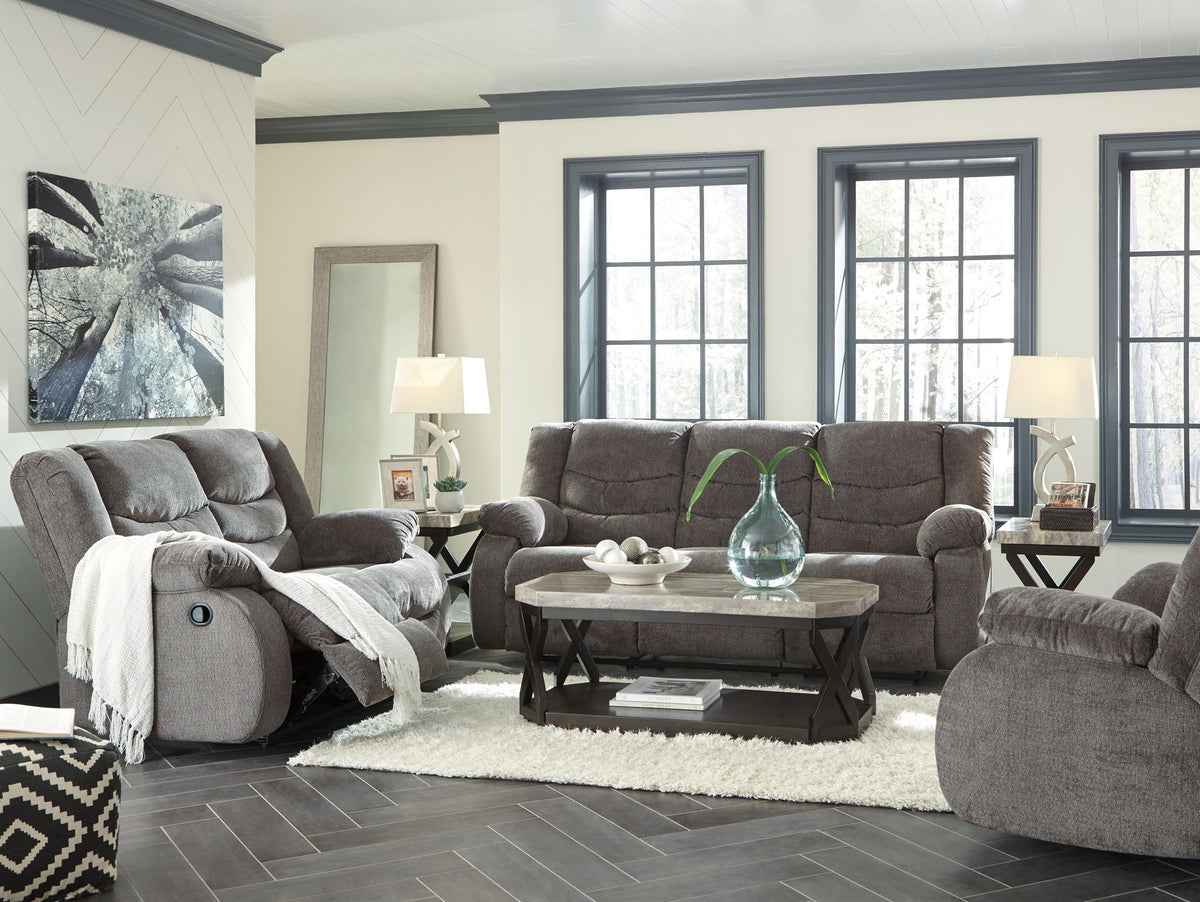 Tulen - Reclining Sofa - Gray