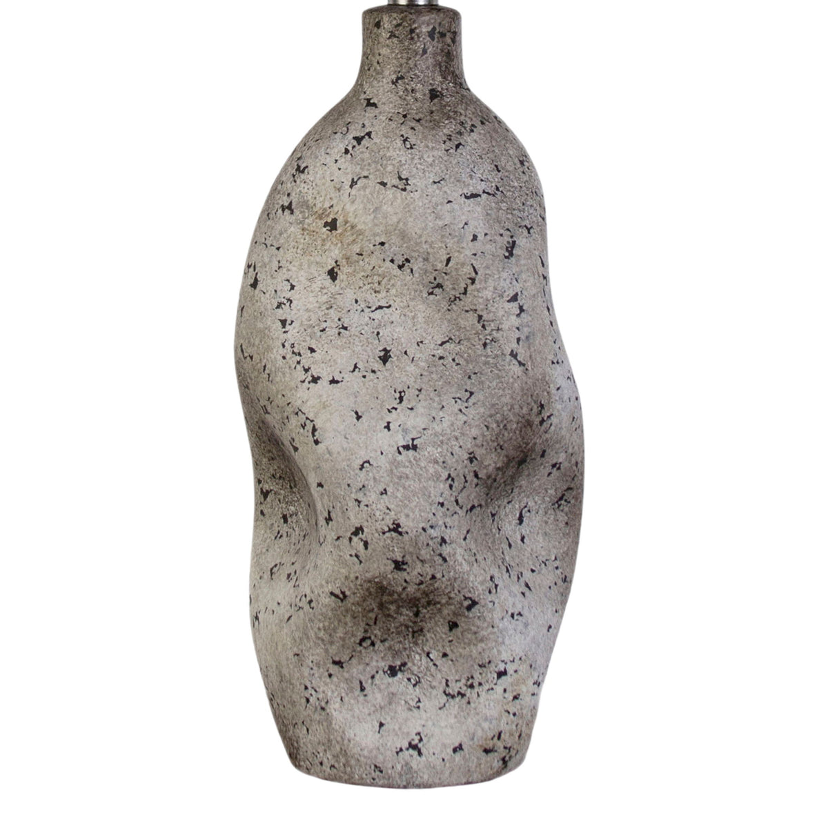 "Stonehaven Elegance" Ceramic Table Lamp (Set of 2) - Natural Stone
