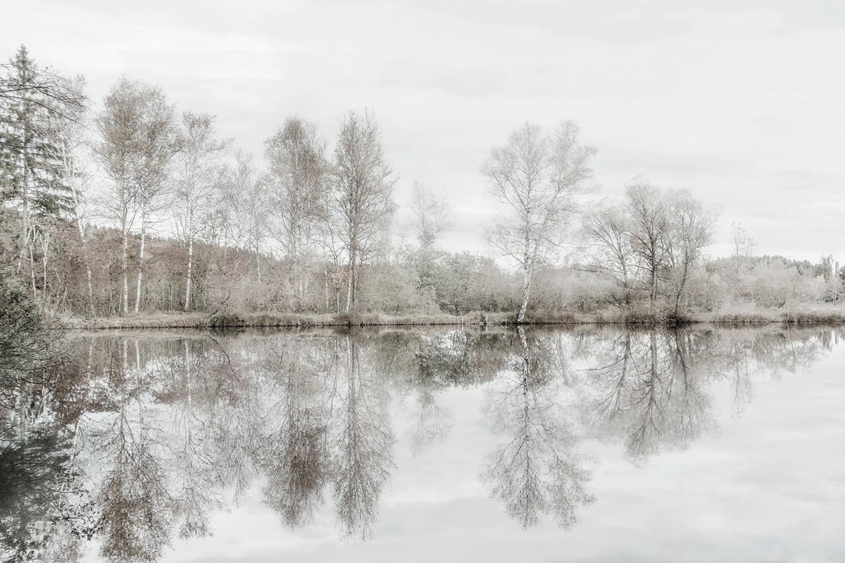 Taupe Water Mirror By Irene Weisz - Gray