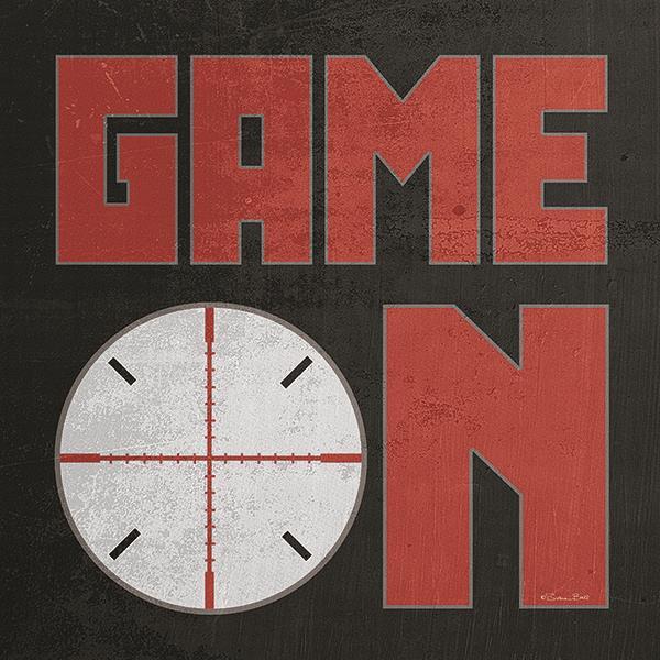 Game On By Susan Ball (Framed) - Red