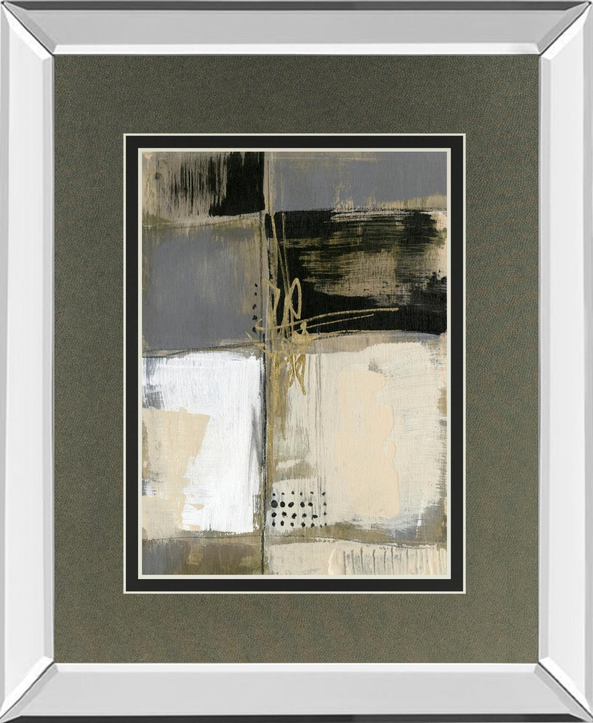 Neutral Divisions III By Jennifer Goldberger - Dark Gray
