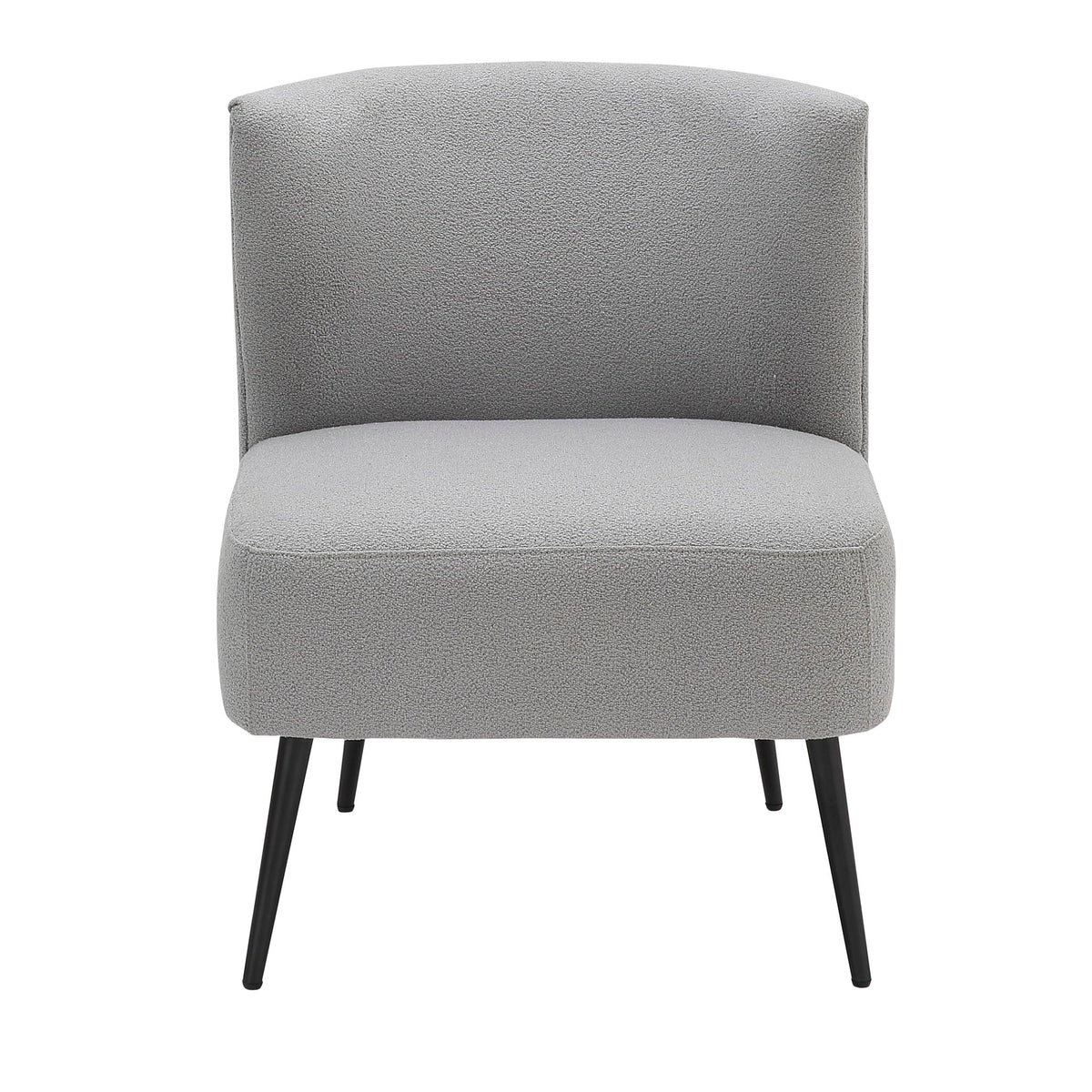 Fran - Contemporary Slipper Chair - Gray