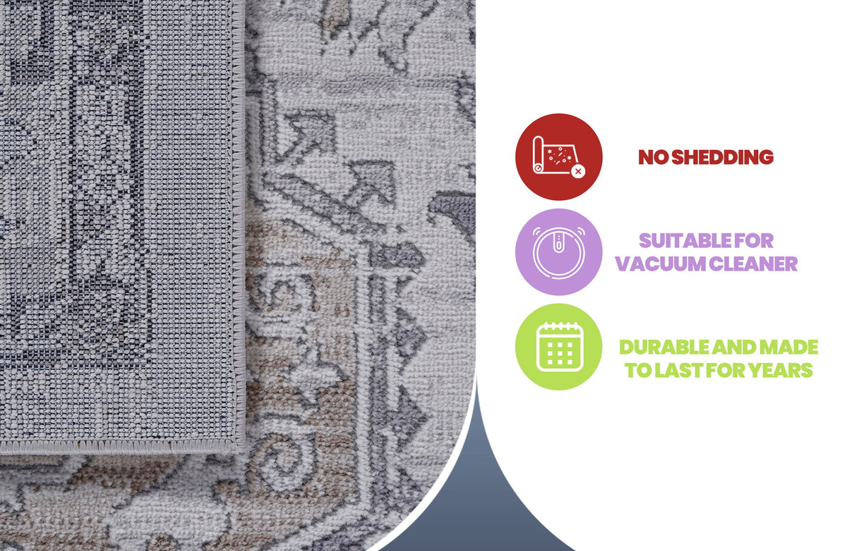 Marfi - 8' X 10' Oriental Area Rug - Ivory