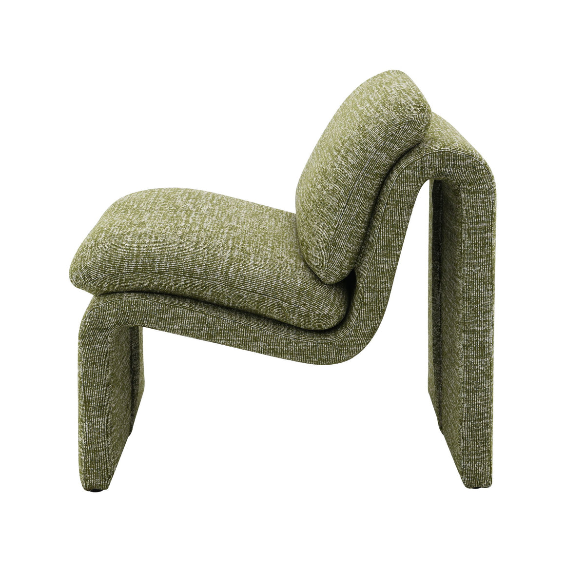 Jaeda - Innovative Elegance Accent Chair In Curved Shape