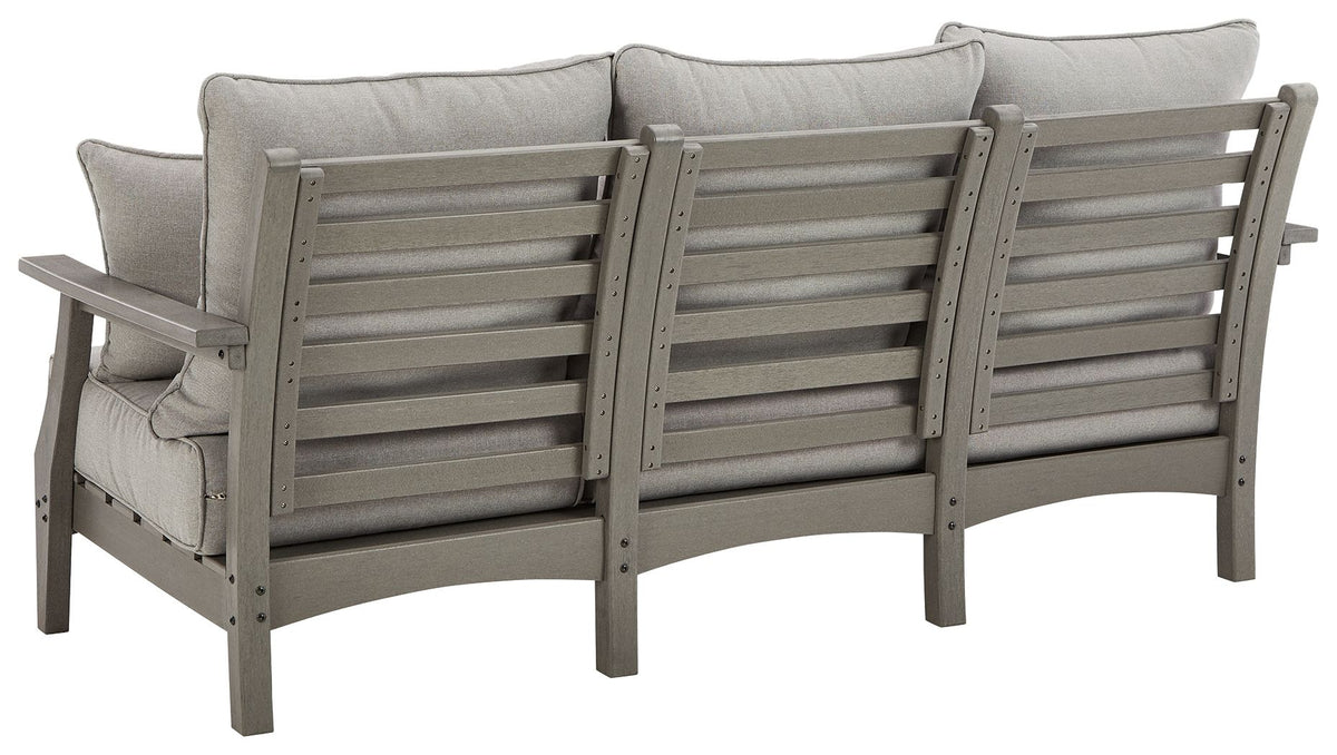 Visola - Sofa with Cushion - Gray