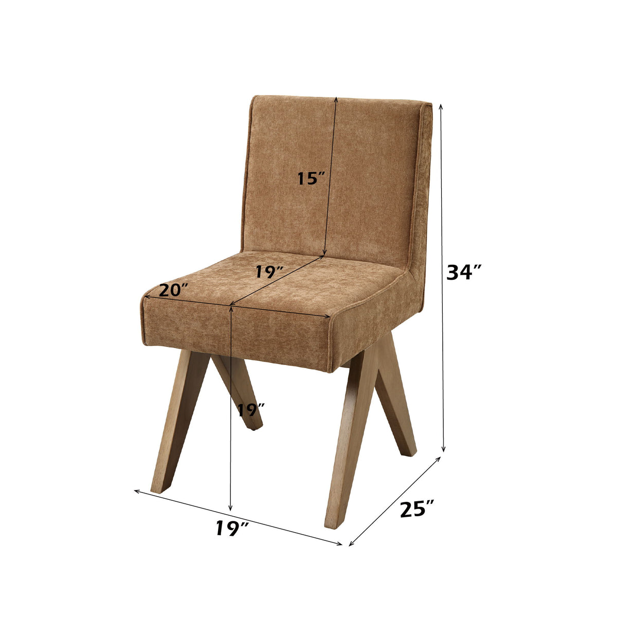 Zoey - Side Chair (Set of 2) - Chocolate