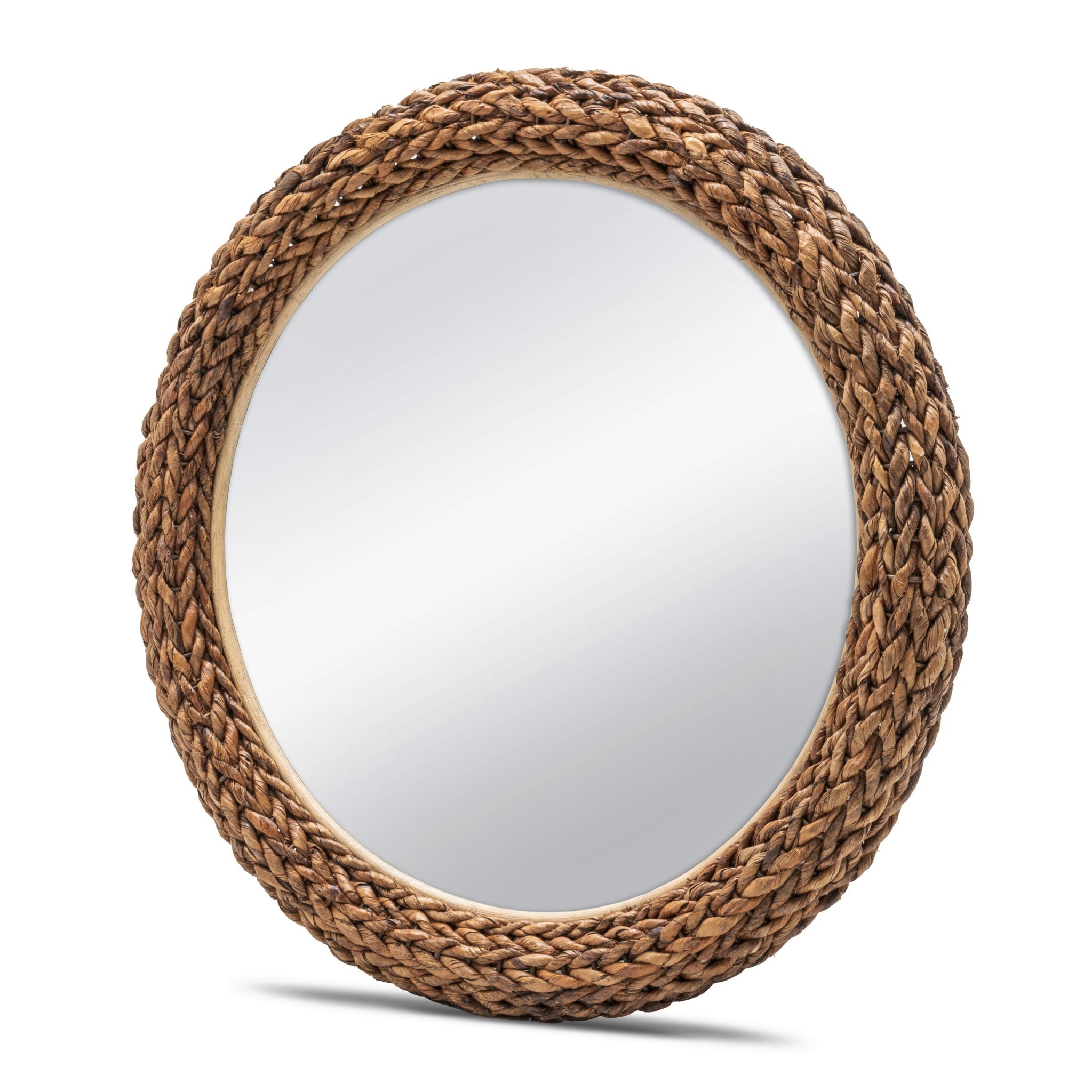Maui - Round Wall Mirror - Natural
