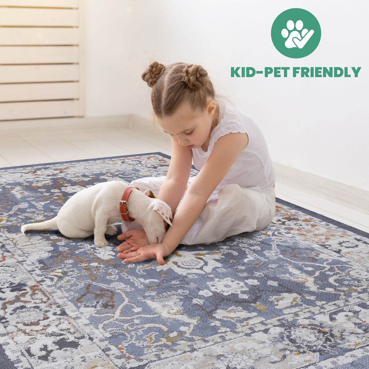Payas - 8' X 10' Traditional Area Rug - Blue