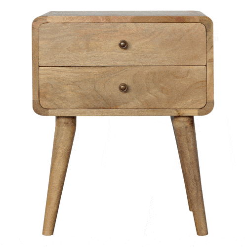 Curved Nightstand