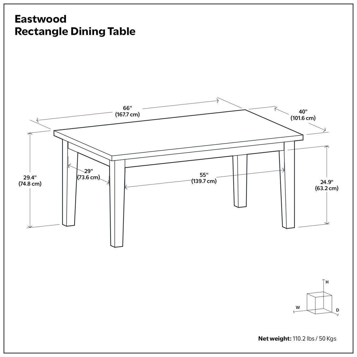 Eastwood - Handcrafted Dining Table