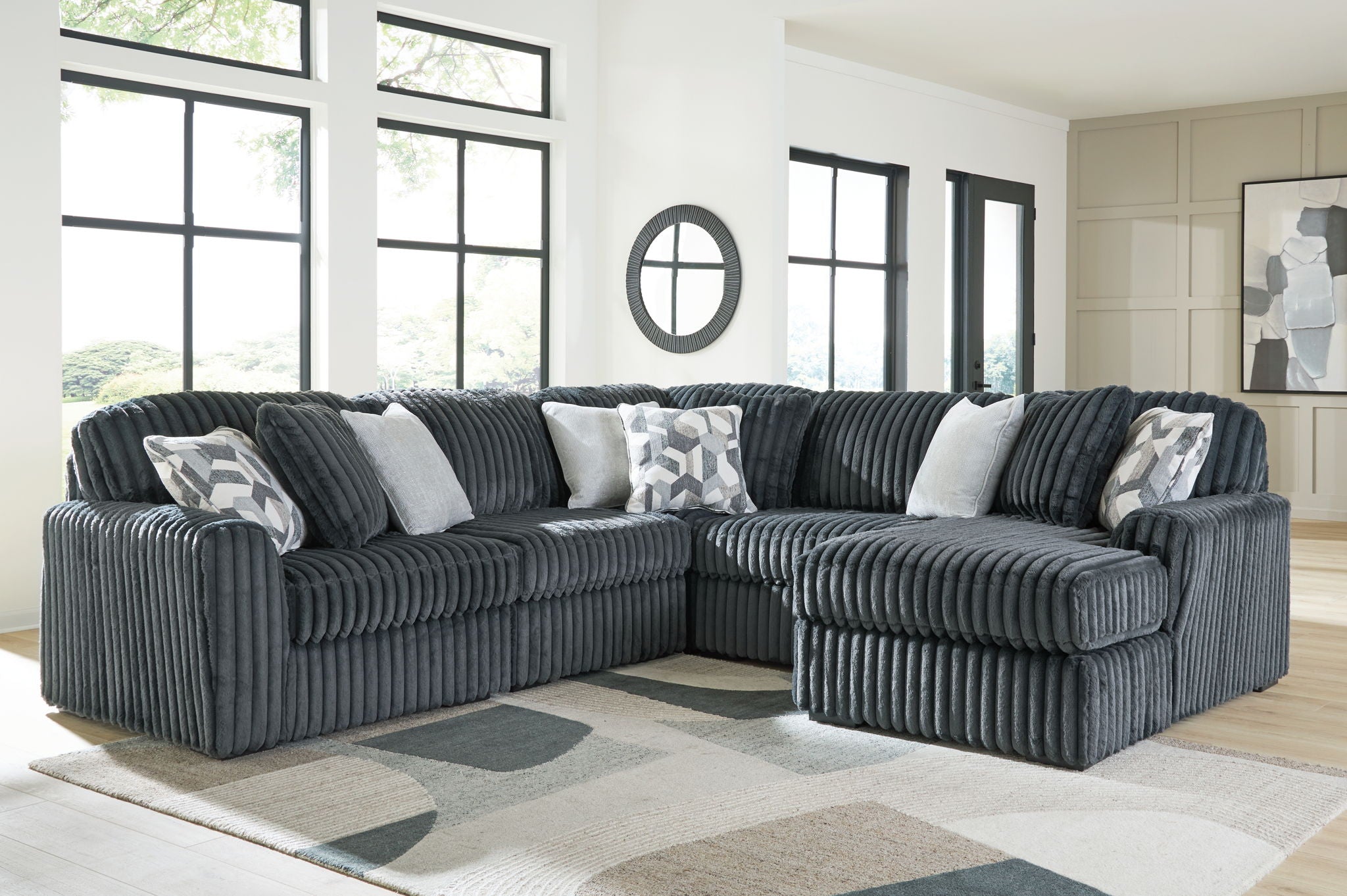 Midnight-Madness - Sectional - Gunmetal