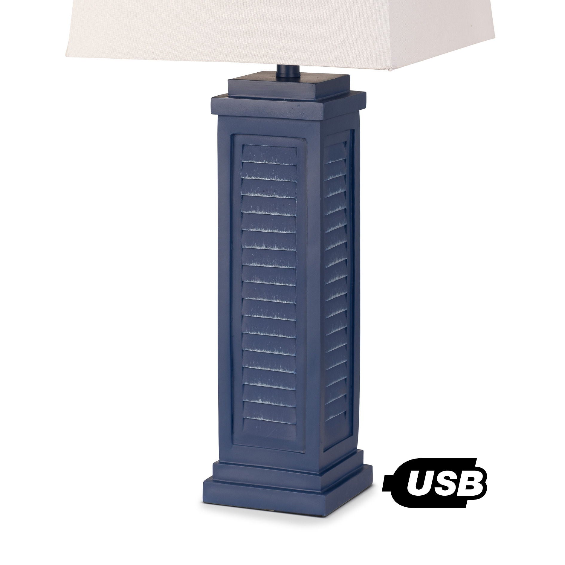 Shutter - Table Lamp With USB (Set of 2)