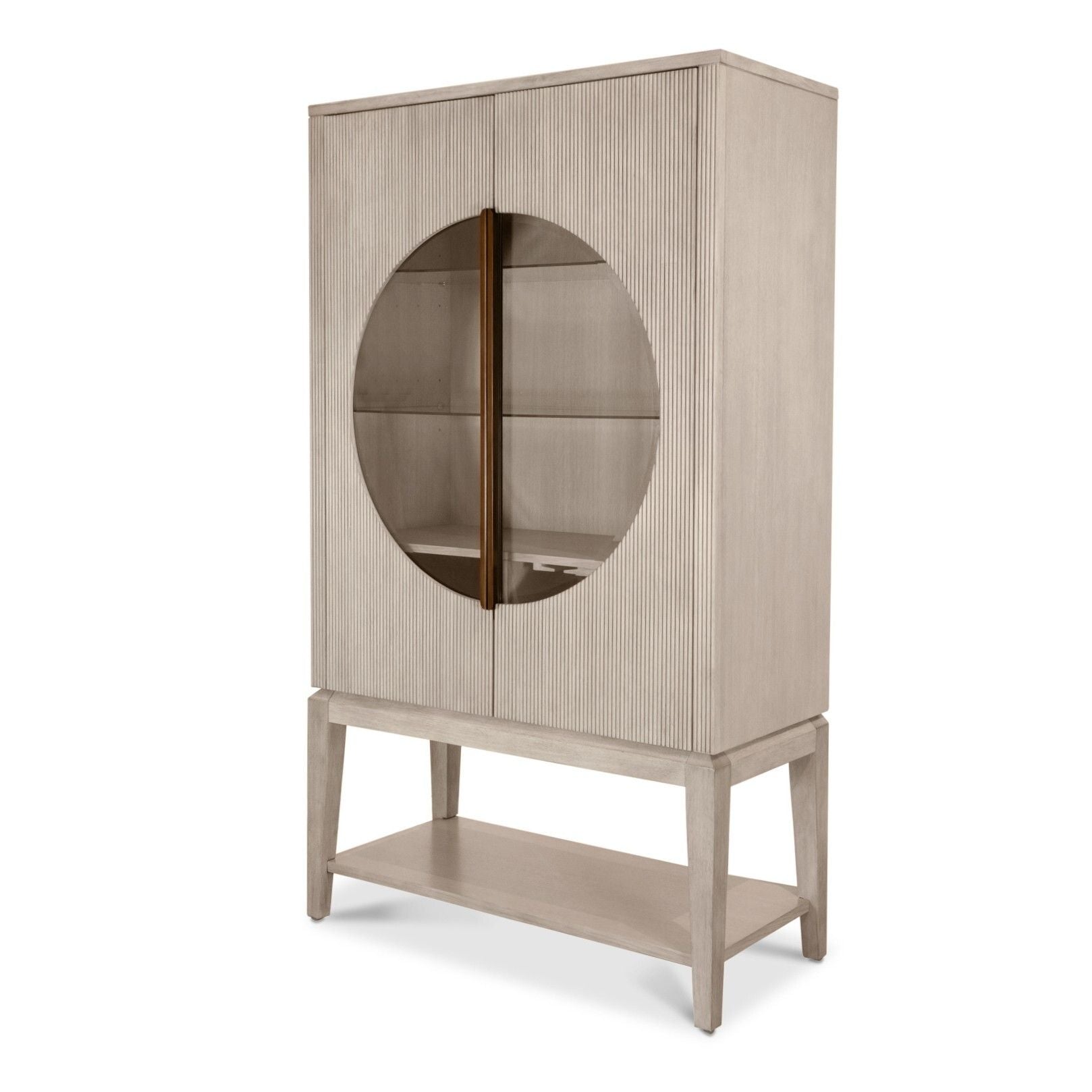 Manhattan Valley - Curio With Touch Lighting