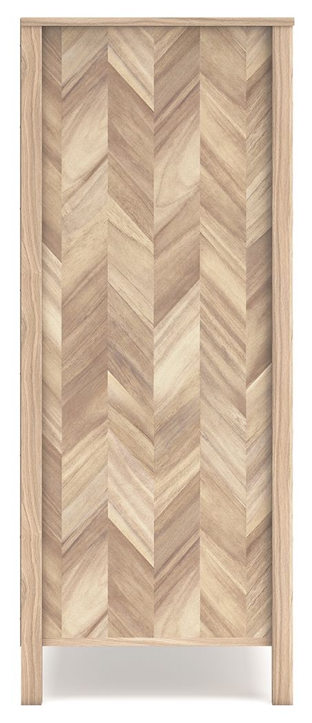 Battelle - Five Drawer Chest - Tan