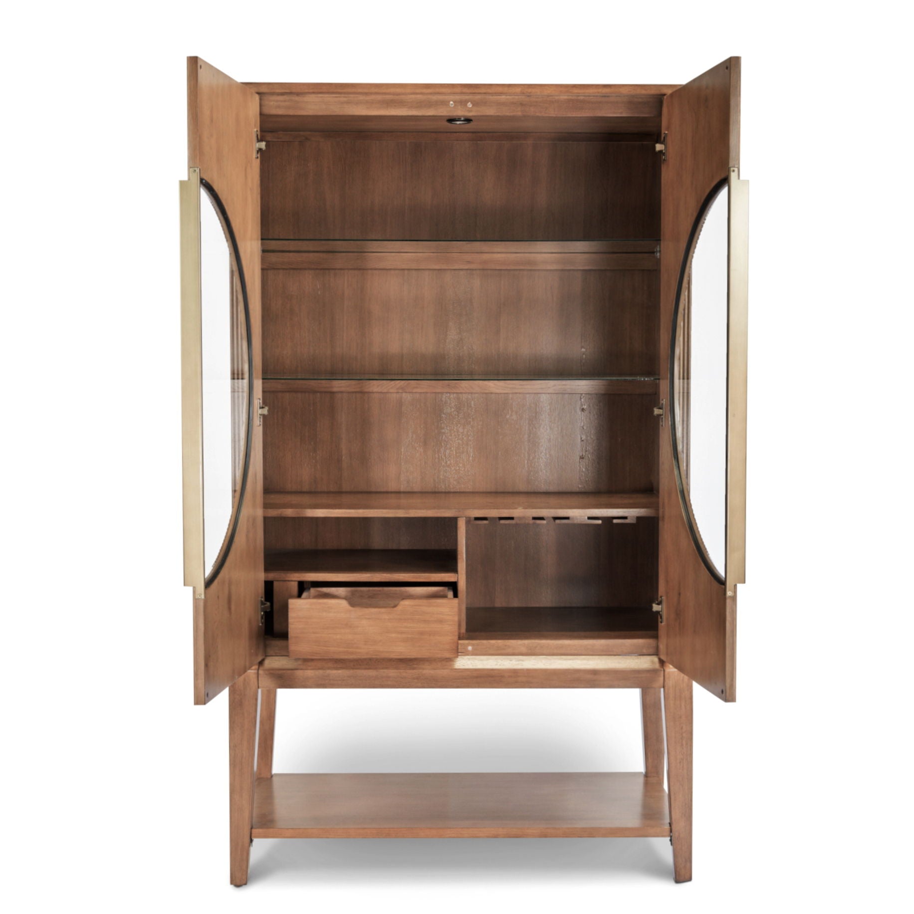 Manhattan Valley - Curio With Touch Lighting