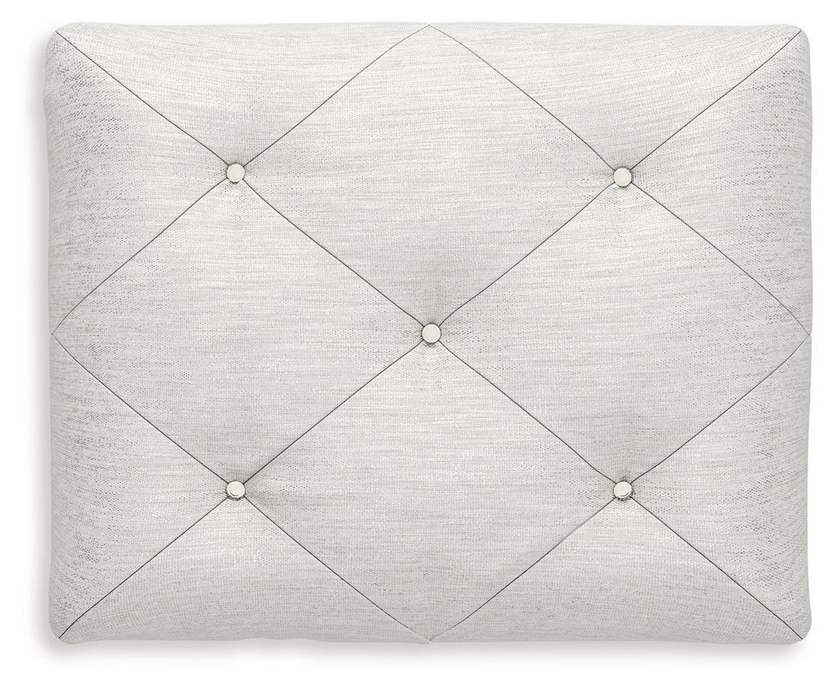 Kozlani - Vanity Upholstered Stool - White