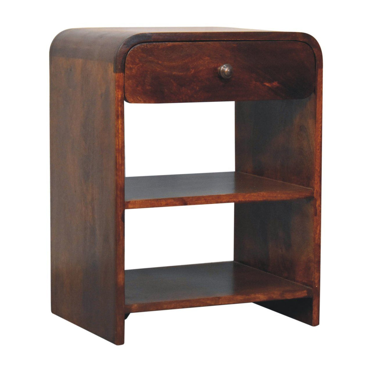 Arvessa - Open Bedside Table - Dark Brown