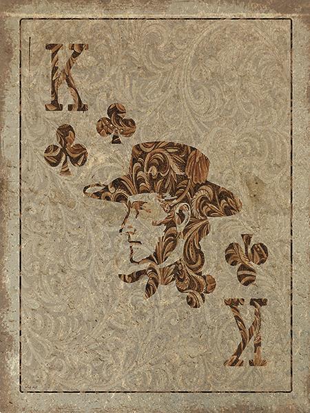 Old Wild West King By Cindy Jacobs (Framed) - Light Brown