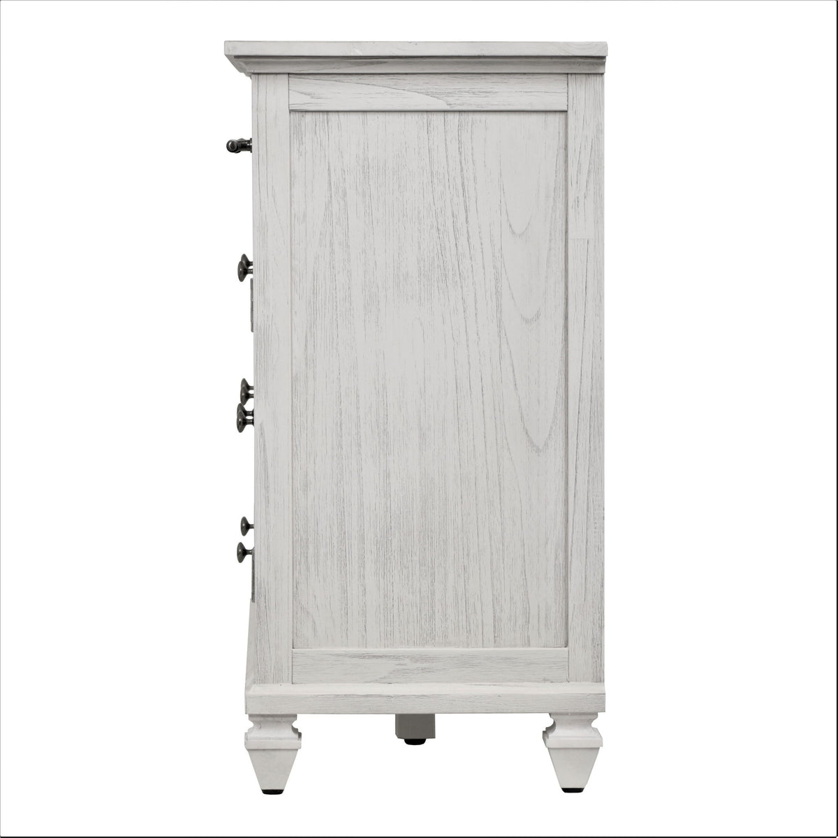 Surfside - 6 Drawer / 2 Door Dresser - Weathered White