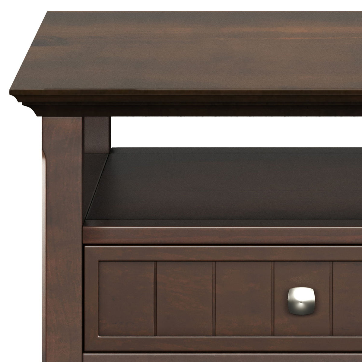 Acadian - Coffee Table With Drawer - Brown