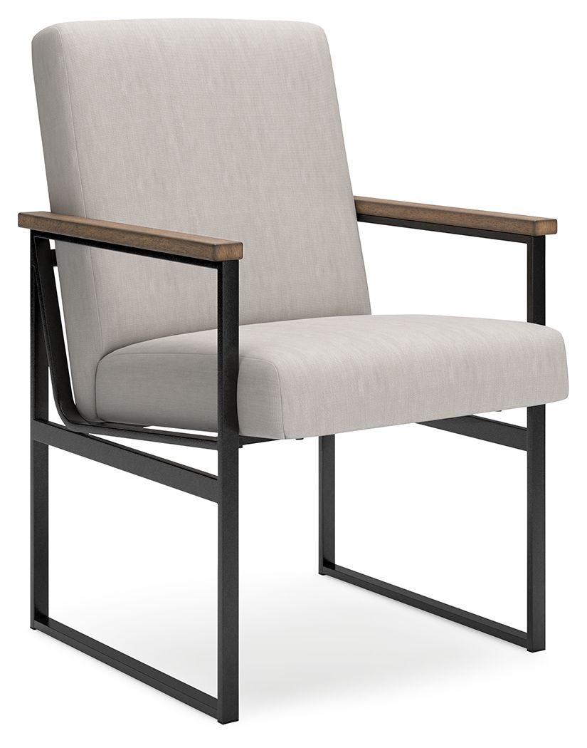 Montia - 3 Pc. - Home Office Desk, Desk Chair, Bookcase - Light Brown