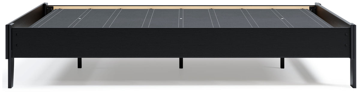 Finch - Queen Platform Bed - Black