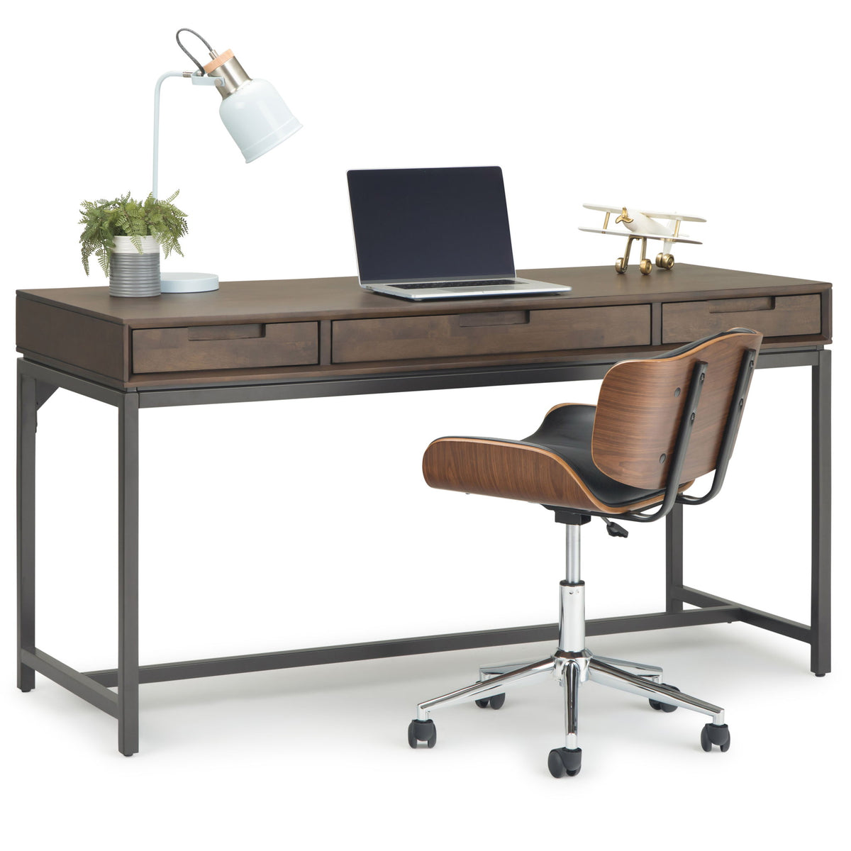 Banting - Desk - Walnut Brown