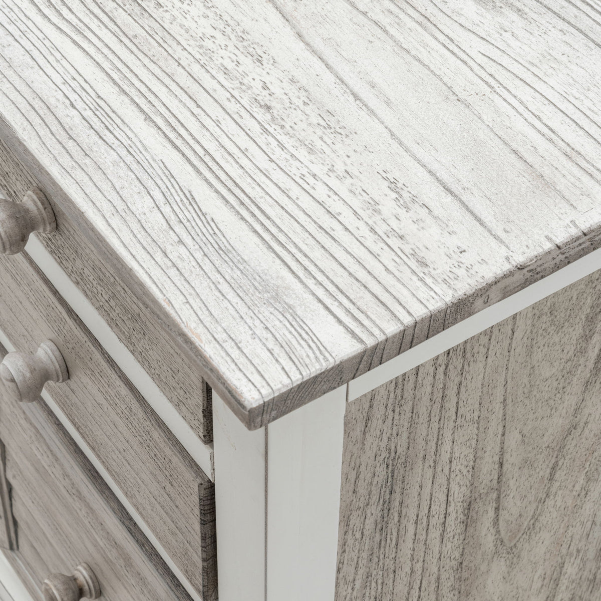Islamorada - Desk & Chair Set - Dapple Gray / Blanc