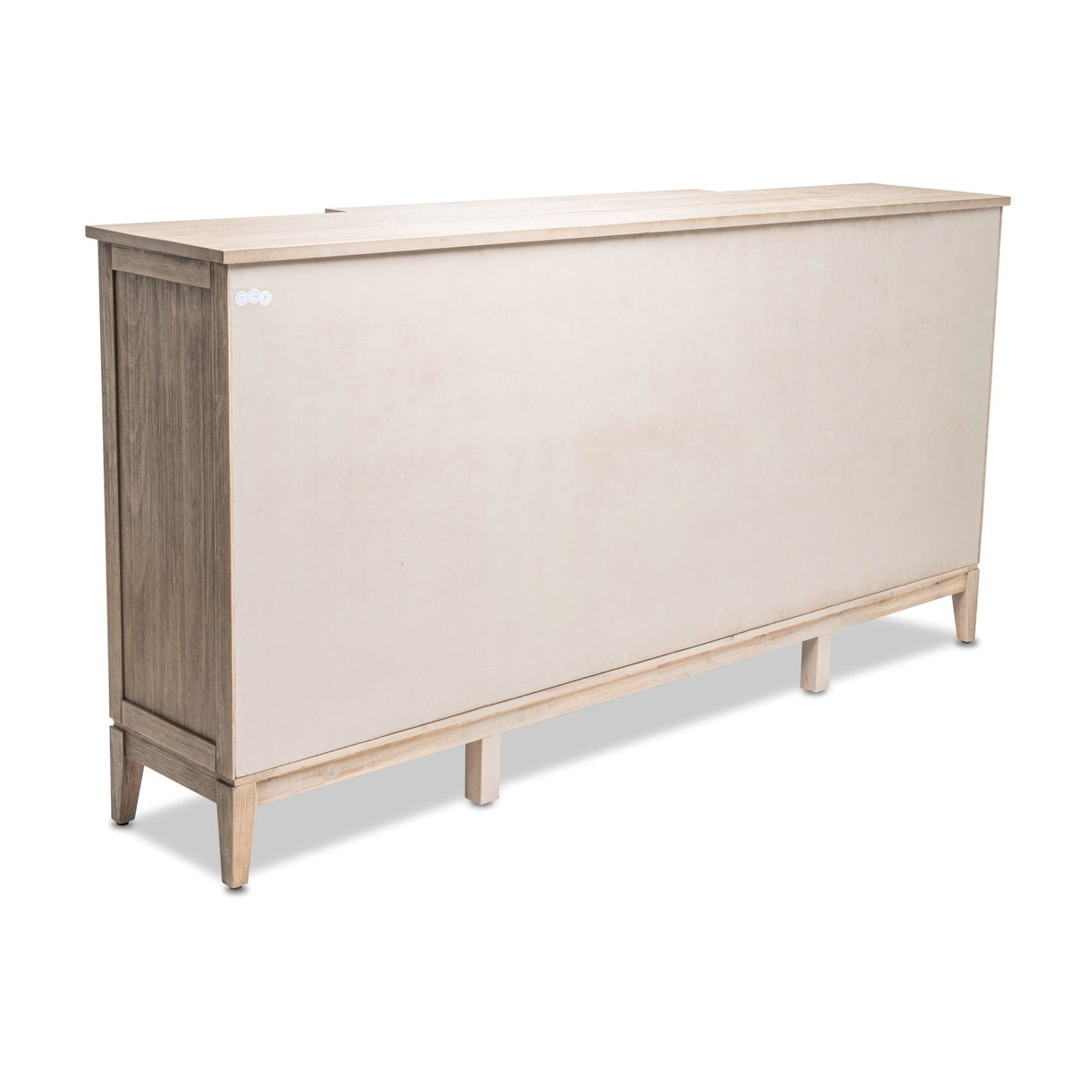 Sanibel - 4-Door Credenza - Green / Light Brown