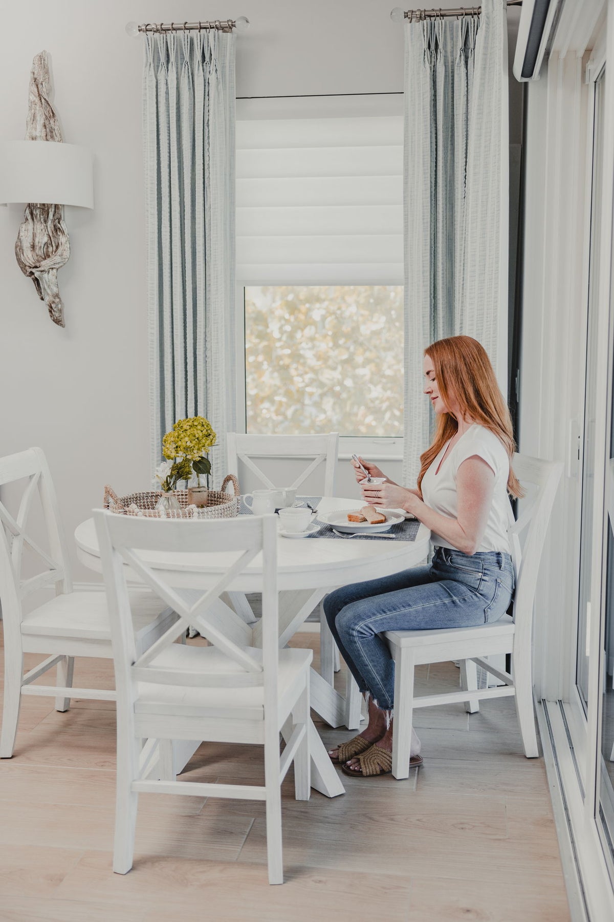 Surfside - X-Back Dining Chair (Set of 2) - Weathered White
