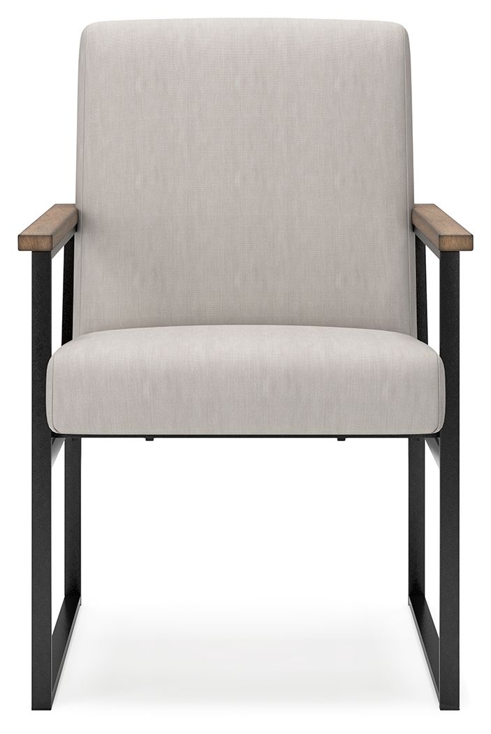 Montia - 3 Pc. - Home Office Desk, Desk Chair, Bookcase - Light Brown