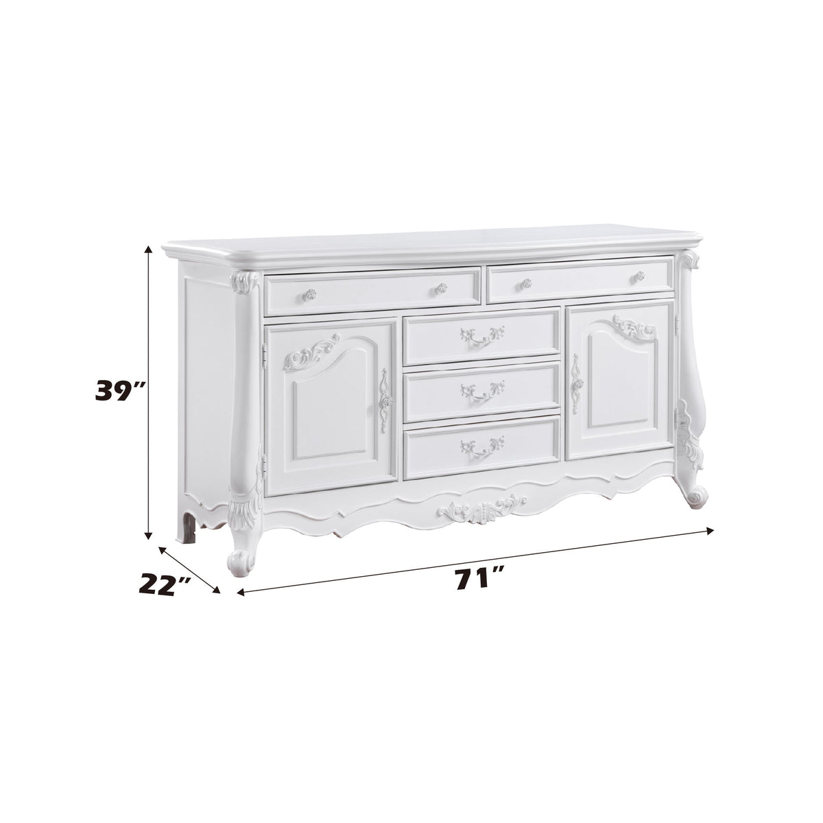 Latisha - Dresser - White