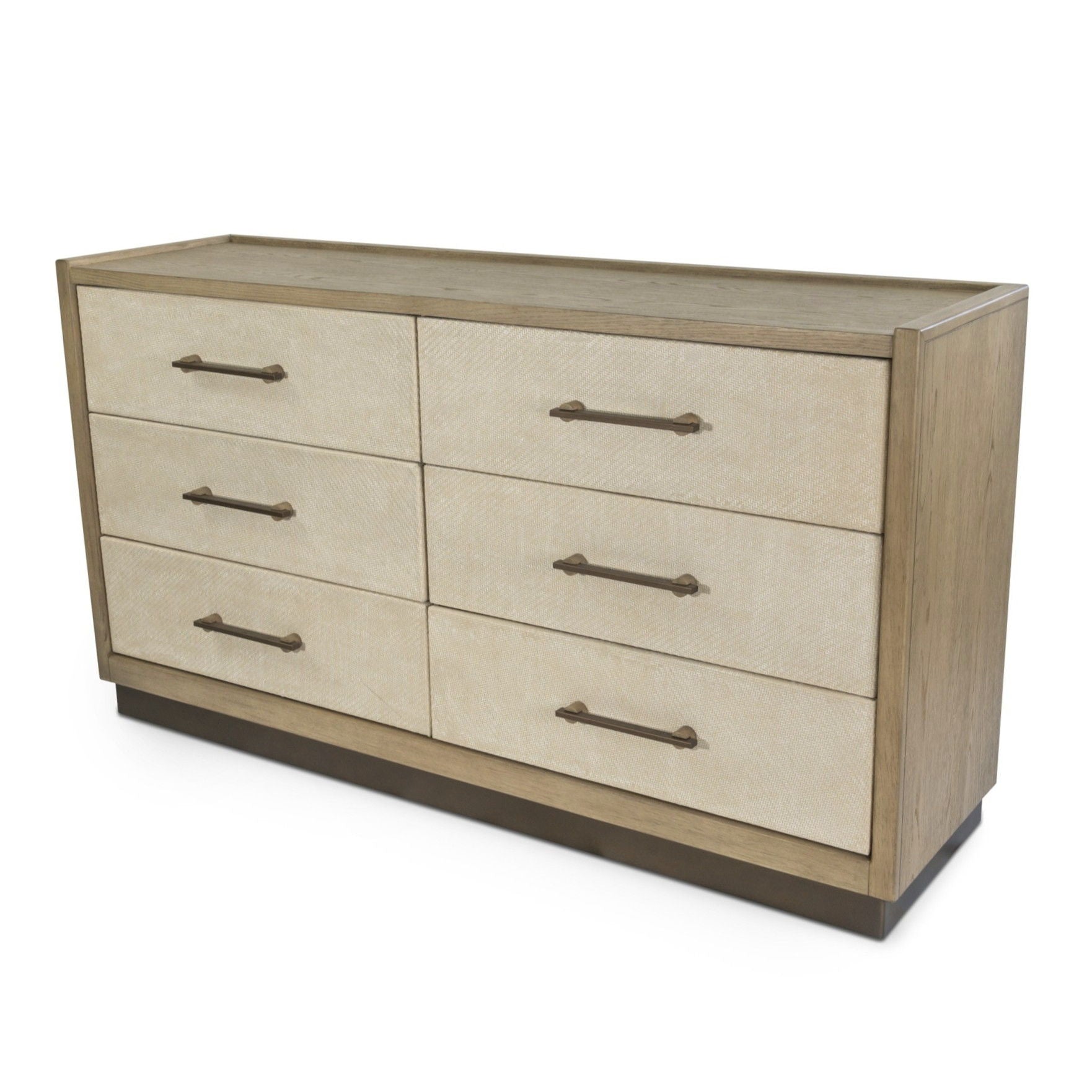 Rio Vista - Woven 6 Drawer Dresser - Muted Earth Tones / Clay