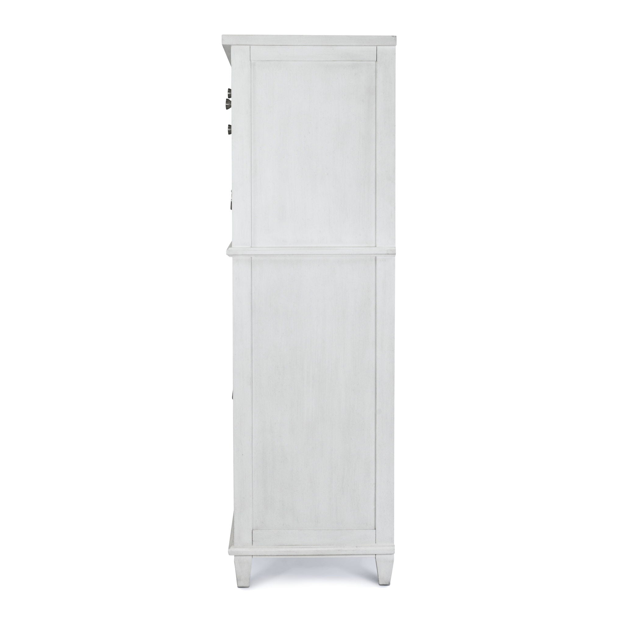 Point Breeze - 7 Drawer Chest - Fresh White With Soft Gray Glaze