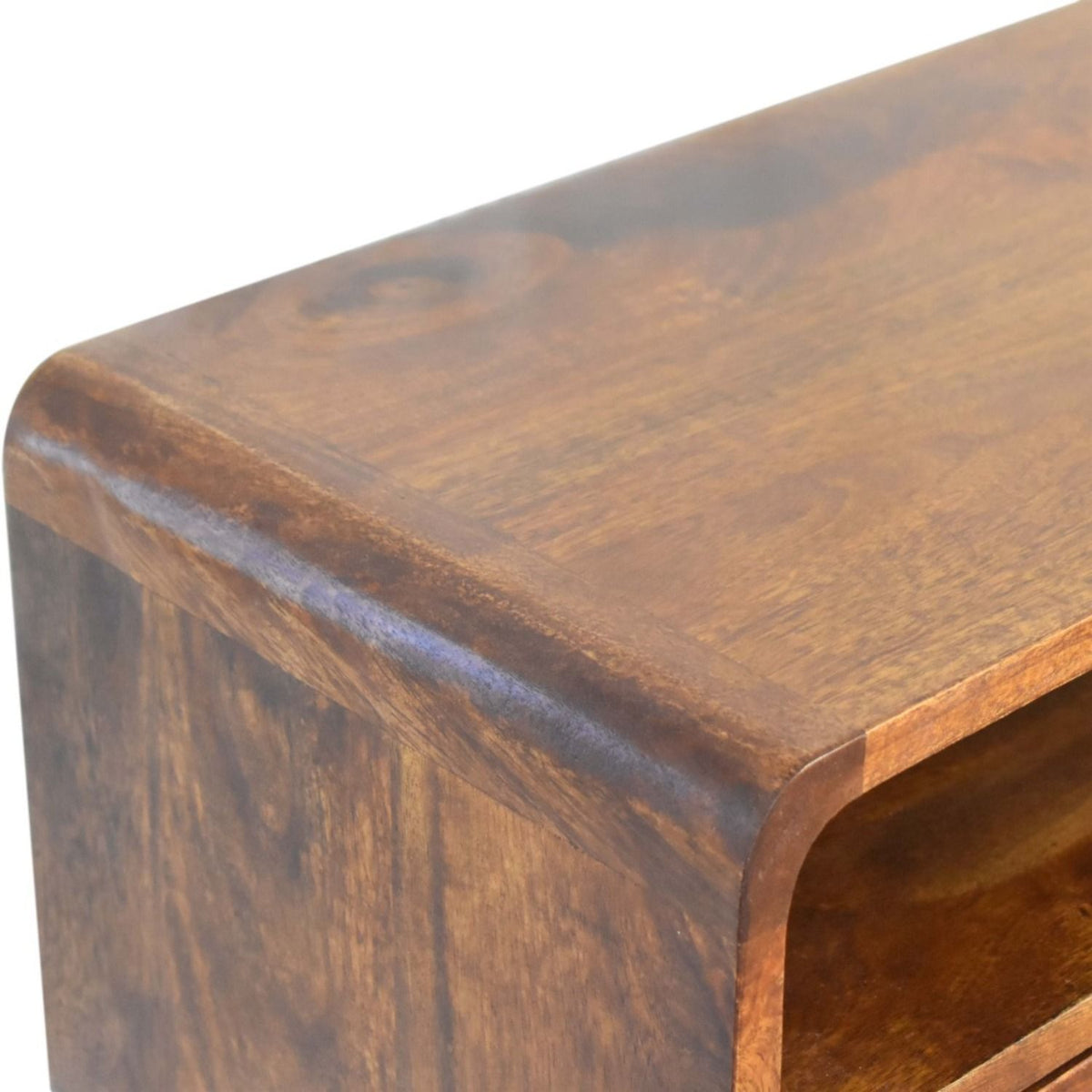 Mini Console Table - Chestnut