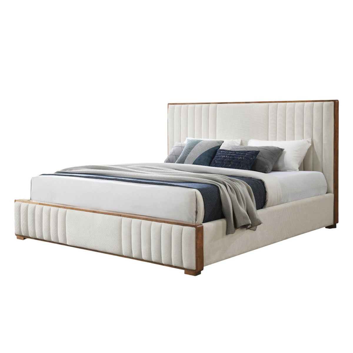 Kaleea - Queen Bed - Beige
